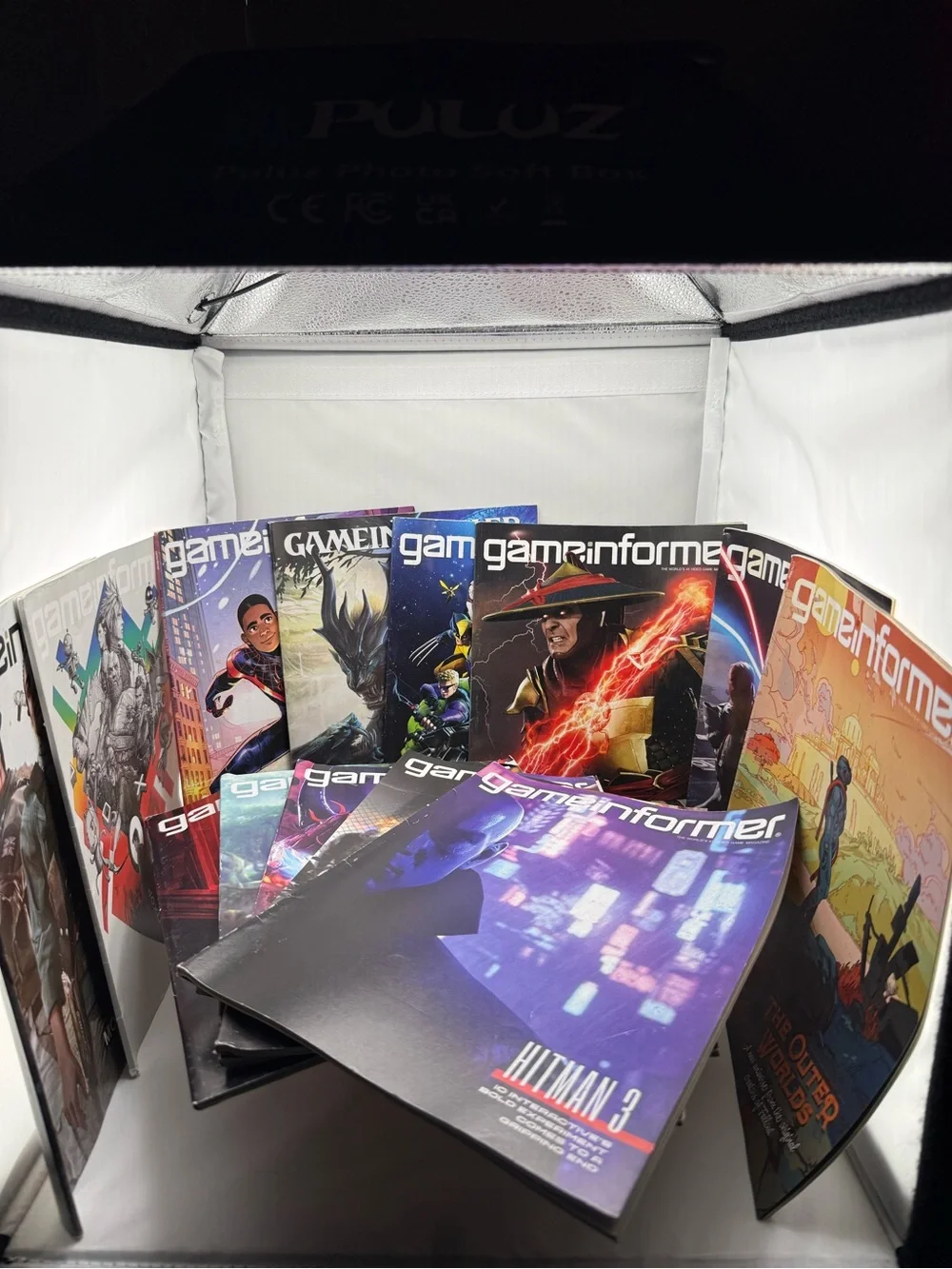 Game Informer Magazines Resident Evil 3 Hitman 3 Spider-Man Kena COD Lote Of 12